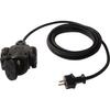 Three-way power distributor with 10m cable H07RN-F 3 G 1.5